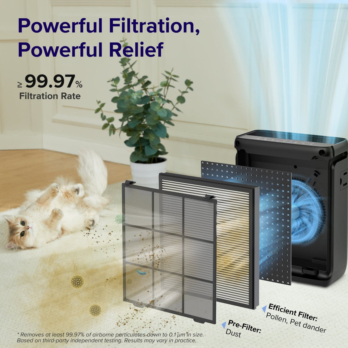 Levoit Vital 200S-P Smart Air Purifier - Black - image 6